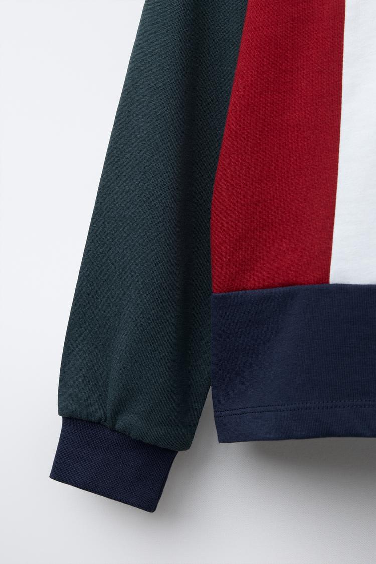 PATCHWORK POLO SHIRT