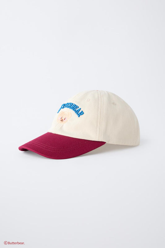 BUTTER BEAR © EMBROIDERED CAP