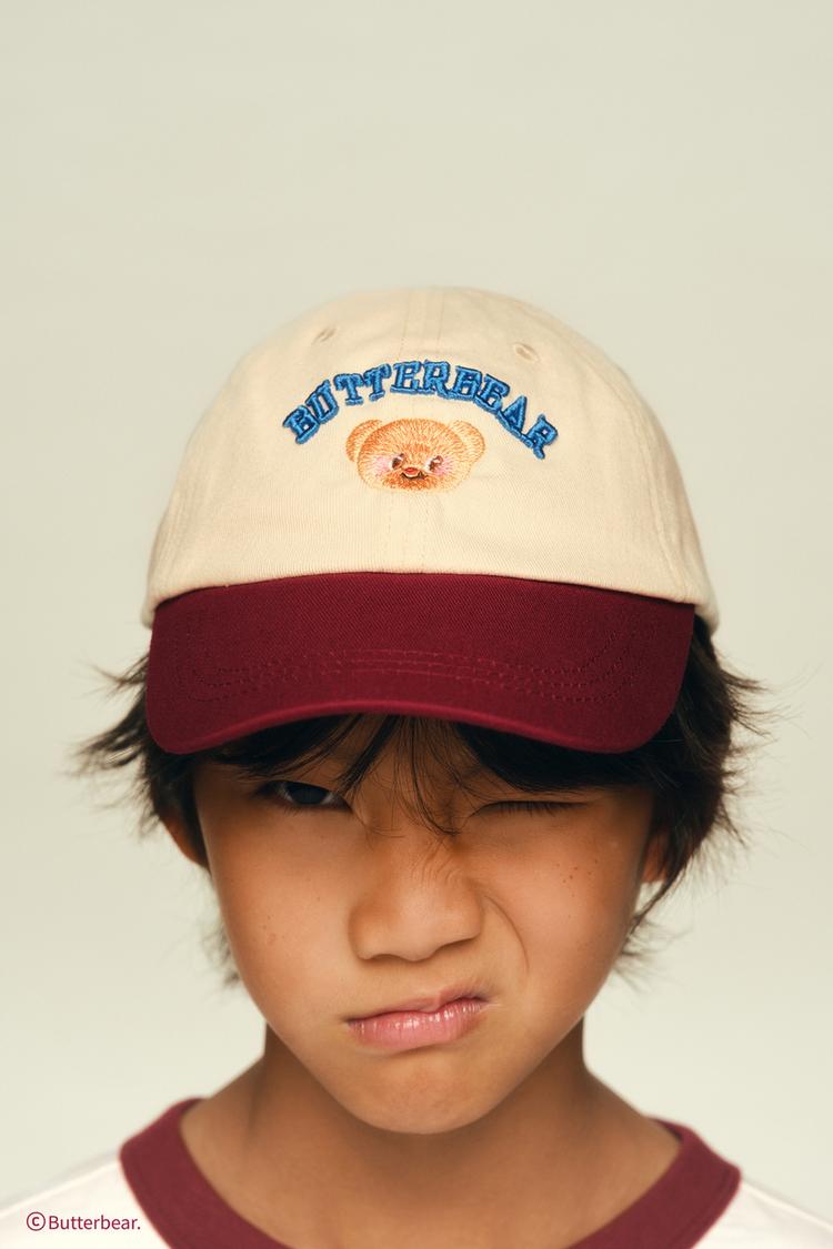 BUTTER BEAR © EMBROIDERED CAP
