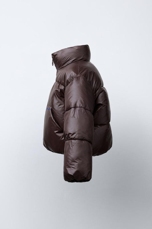 CHAMPION ® X ZARA EMBROIDERED PUFFER JACKET