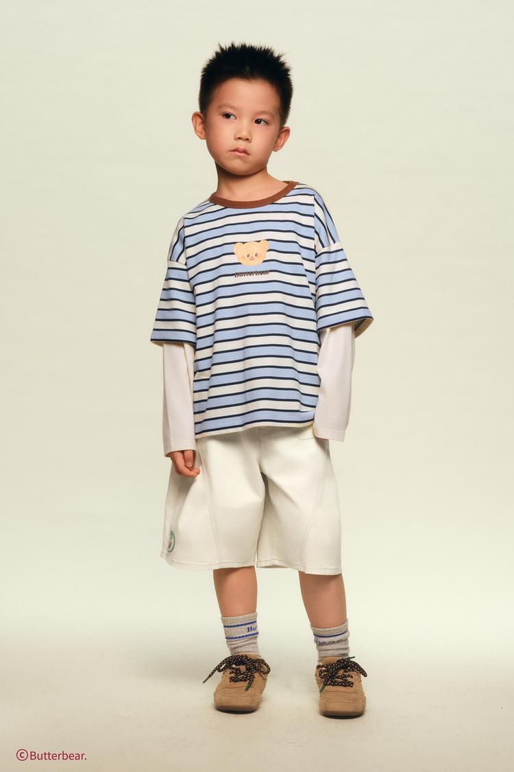 BUTTERBEAR © STRIPED T-SHIRT