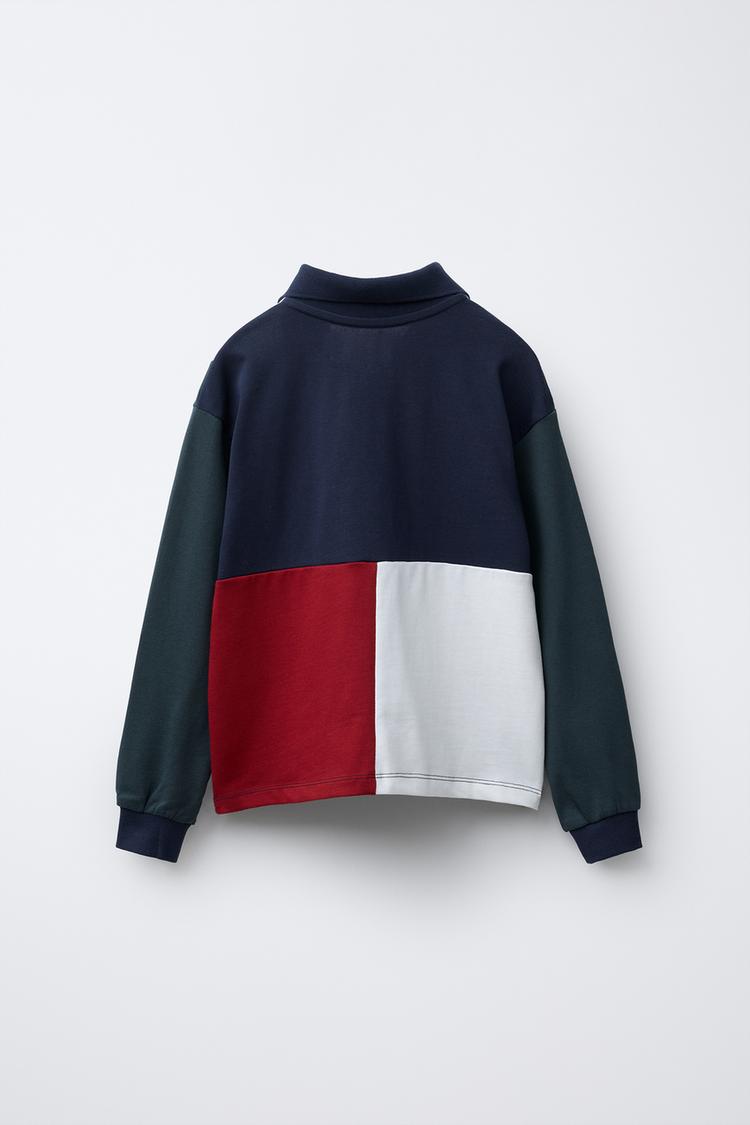 PATCHWORK POLO SHIRT