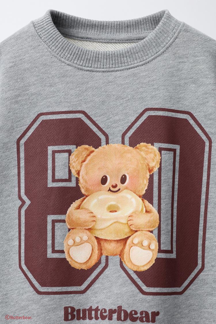 BUTTERBEAR © PRINT SWEATSHIRT
