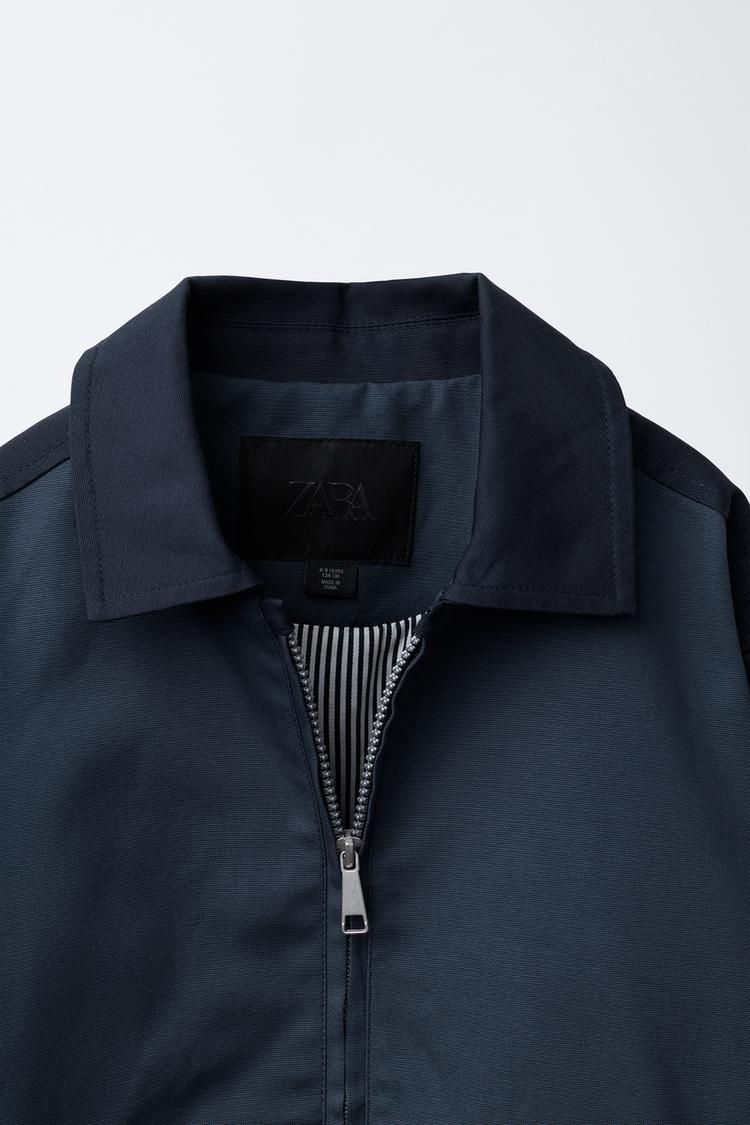 TWILL COLOR BLOCK JACKET