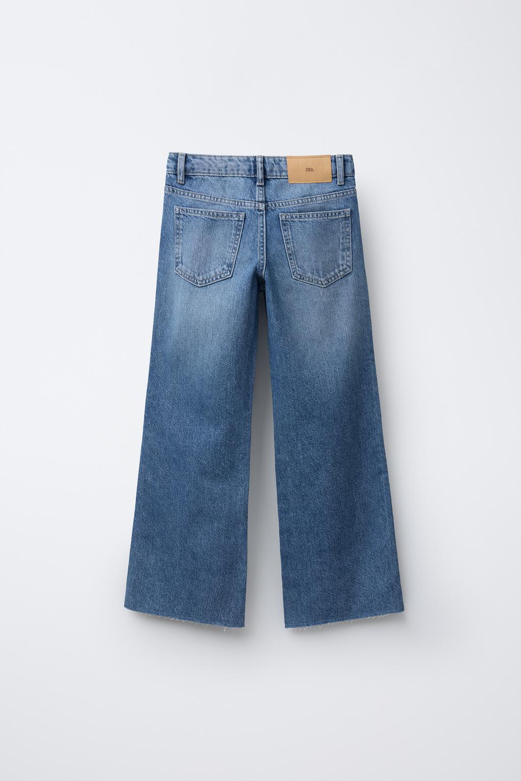 FRAYED BOOTCUT JEANS