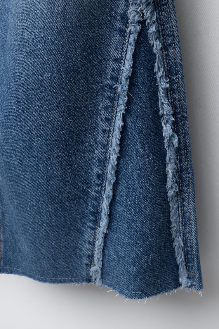 FRAYED BOOTCUT JEANS