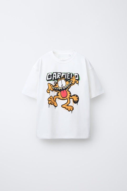 GARFIELD © PAWS INC PRINTED T-SHIRT