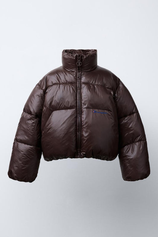 CHAMPION ® X ZARA EMBROIDERED PUFFER JACKET