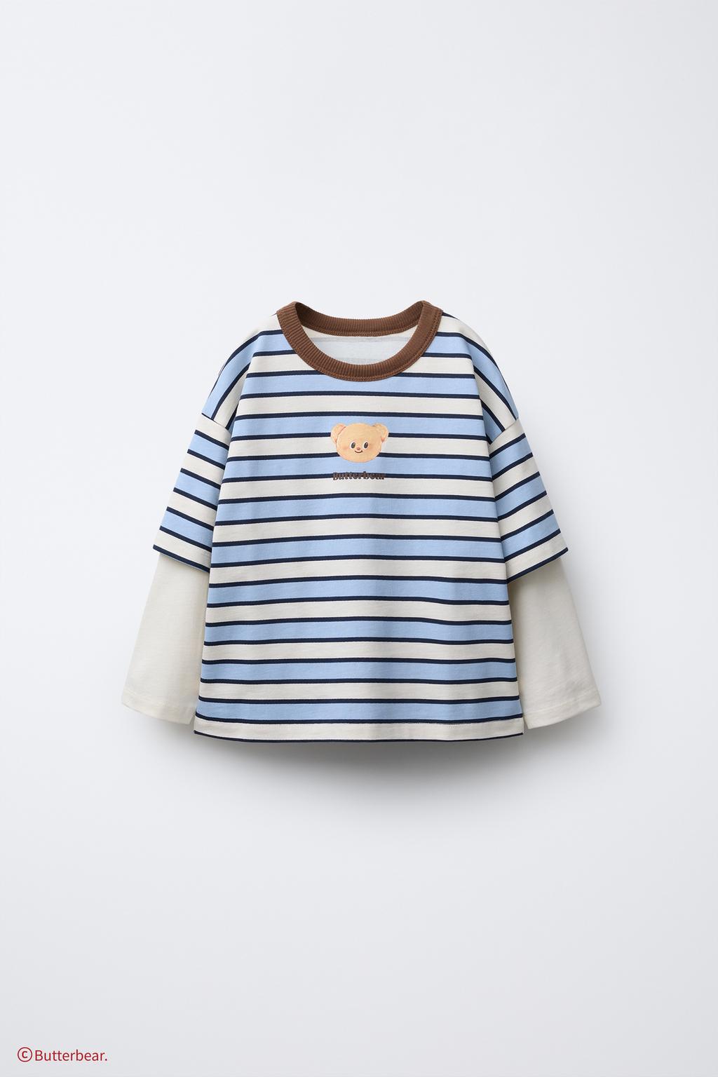 BUTTERBEAR © STRIPED T-SHIRT