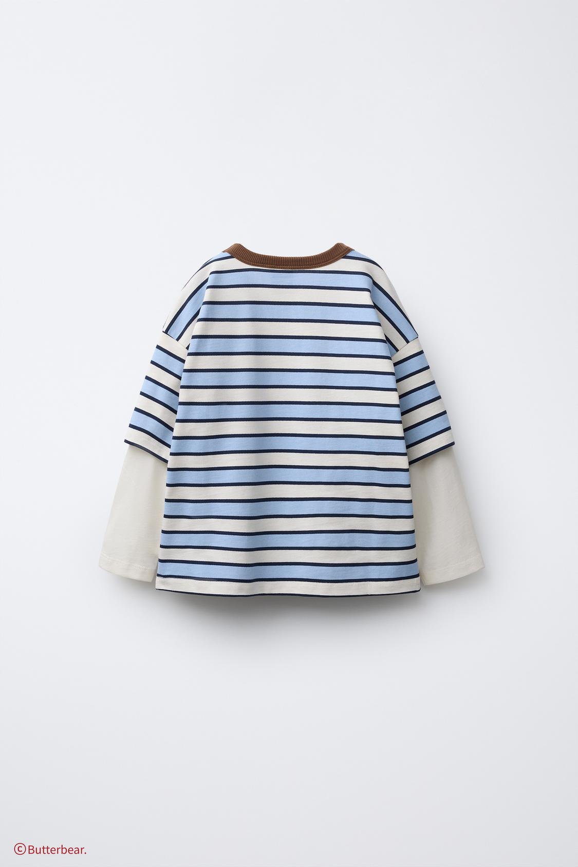 BUTTERBEAR © STRIPED T-SHIRT