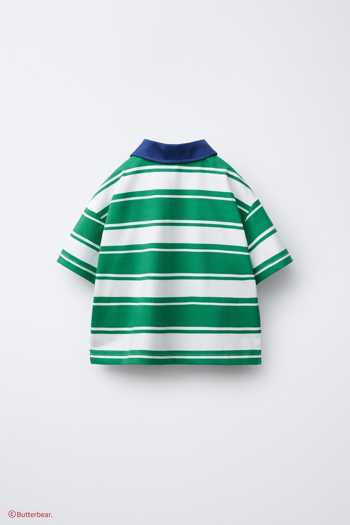 BUTTERBEAR © STRIPED POLO SHIRT